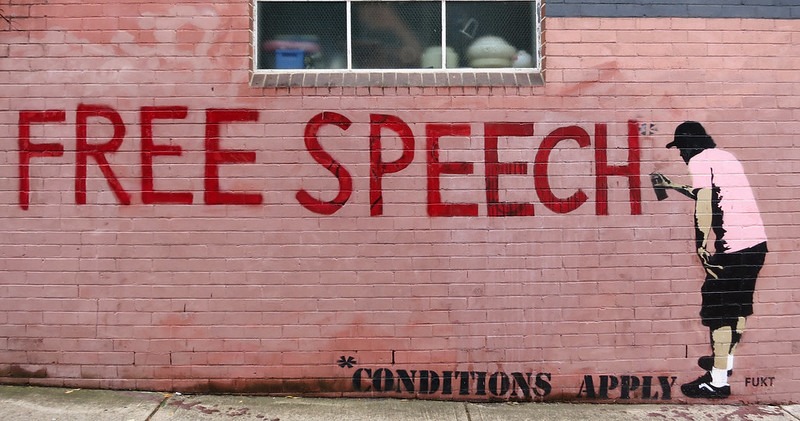 Free Speech * Conditions Apply by Fukt


isupportstreetart.com/artist/fukt/